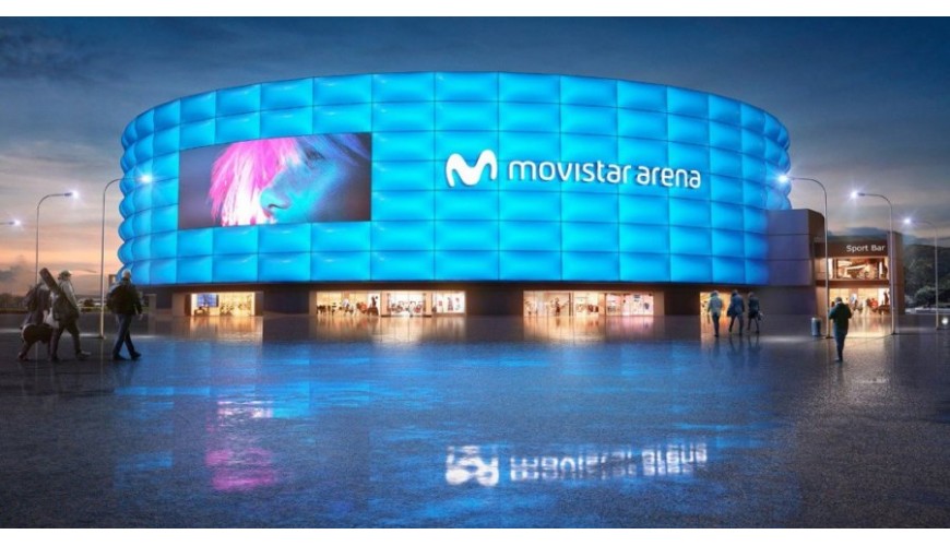 Coliseo Movistar Arena en Bogotá - Crédito imagen: Prensa Telefónica.