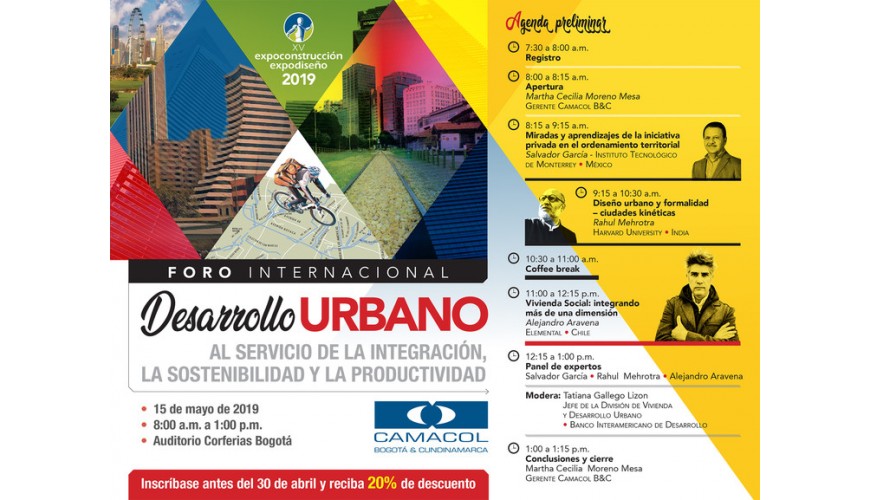 Alejandro Aravena en Foro Internacional de Desarrollo Urbano