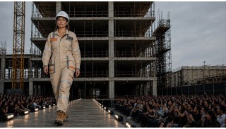 Desfile de moda circular del sector constructor