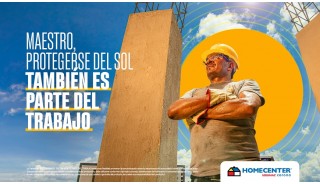 Homecenter lanza protector solar para maestros de la construcción